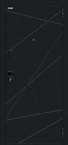Товар Дверь Граффити-5/SBlack Букле черное/Look Art BR6186