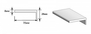 Товар Наличник Т Тип-0 Max 2150x70x8 (65x3) BRK4170