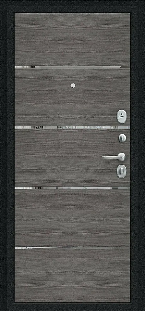 Товар Дверь Лайн Букле черное/Grey Melinga BR5021