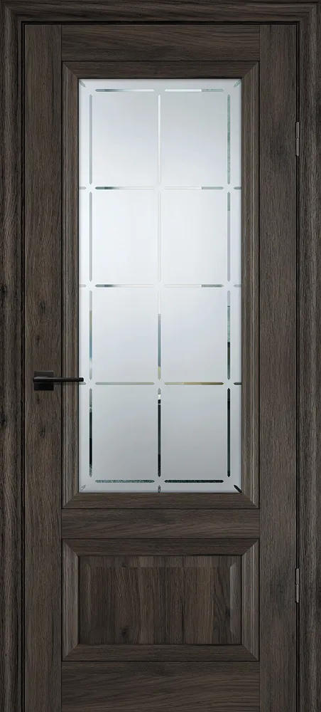 Межкомнатная дверь PSC-37 Дуб темный