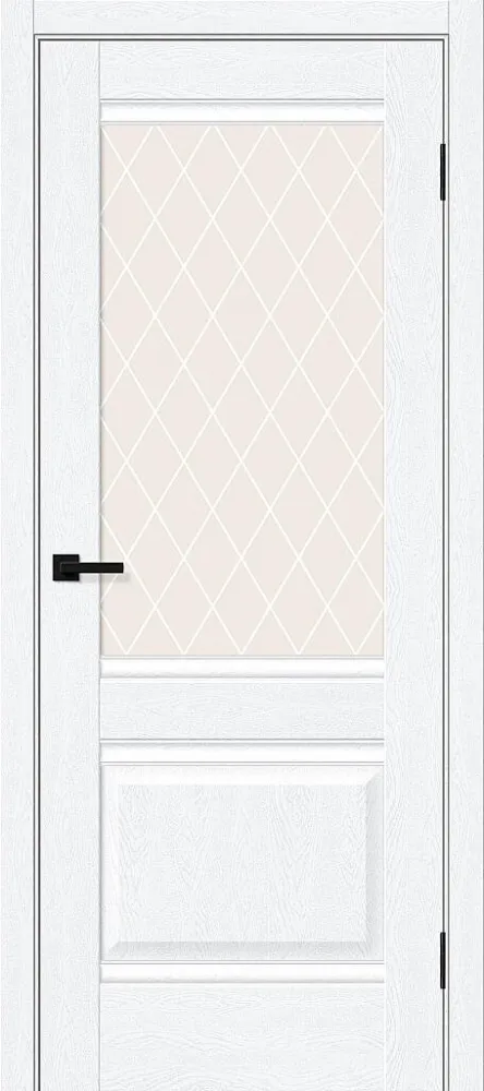 Межкомнатная дверь Прима-3 White Silkwood BR6137